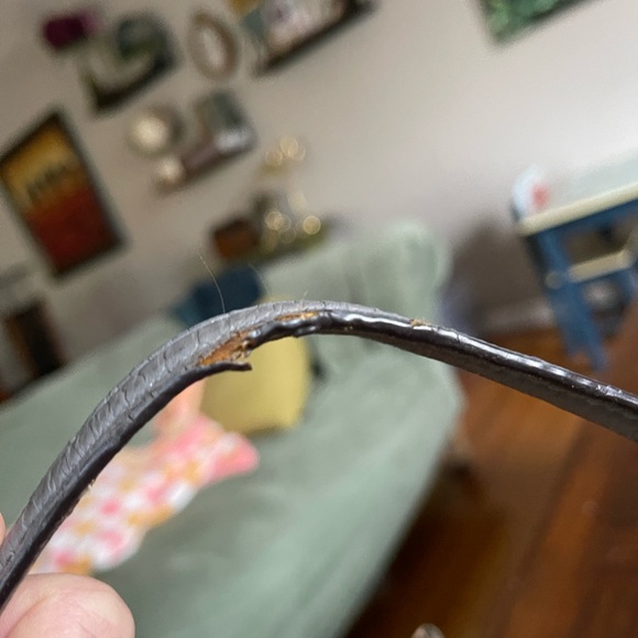 Coach Lexy Grey Triple Compartment Leather  Shoulder Bag Purse - Picture 6 of 14